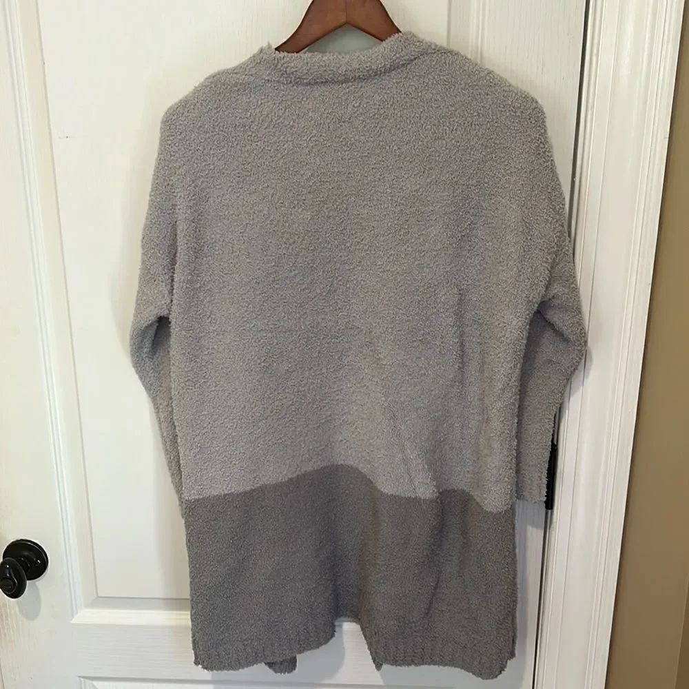 New Thread & Supply gray fuzzy cardigan - Picture 5 of 5